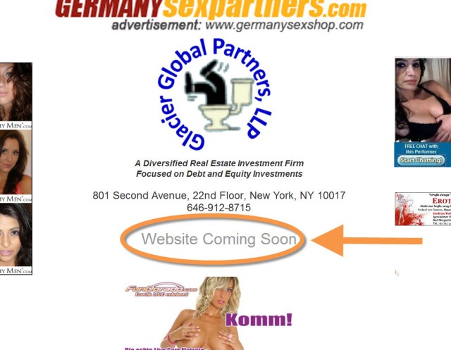 Glacier Global website has been "Coming Soon" for three years going on
